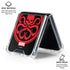 Marvel Captain America Hydra Symbol Galaxy Z Flip6 Clear Case
